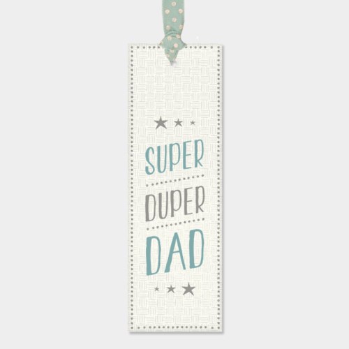 super duper dad bookmark